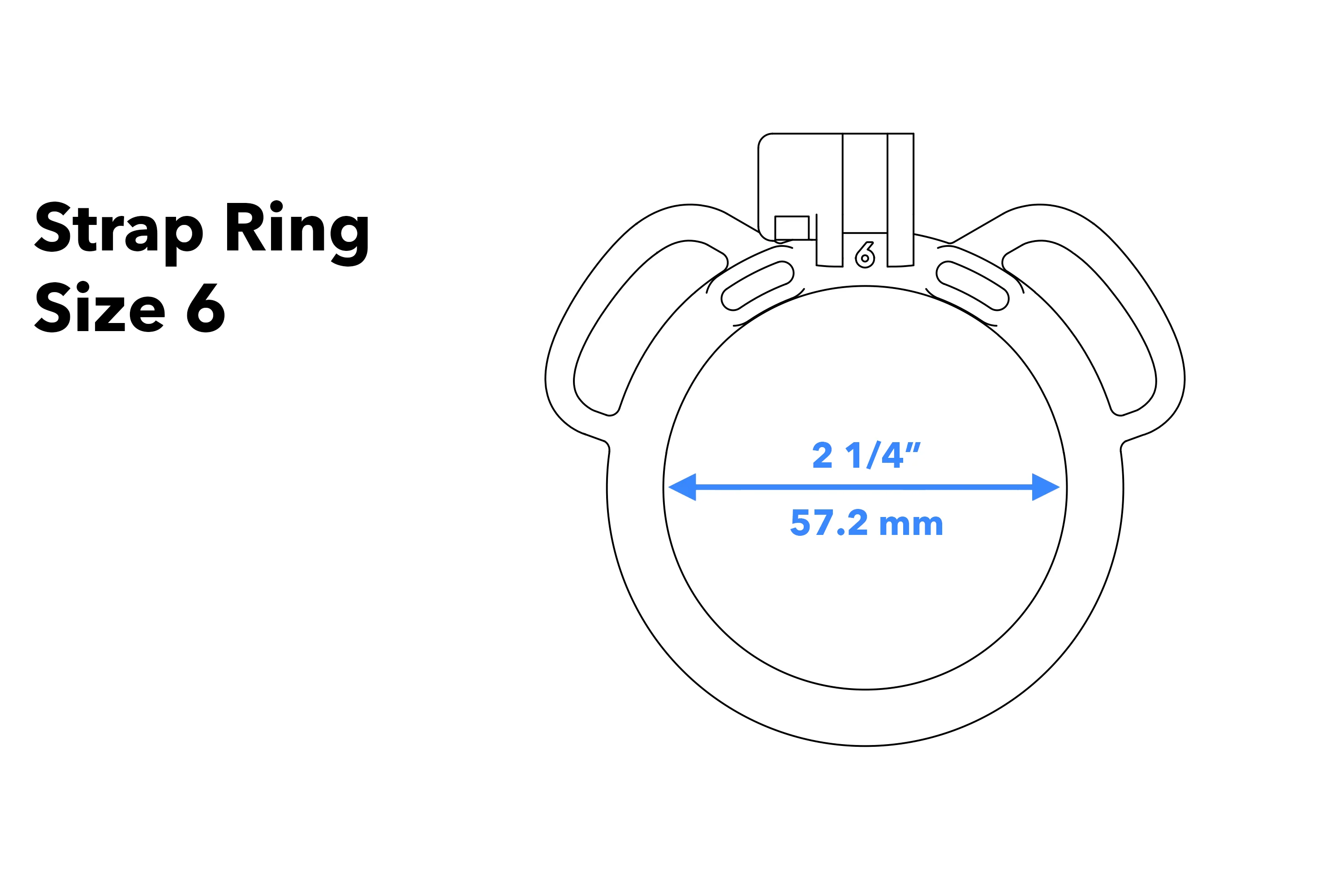 Strap Ring - Two Loops (Arctic White) - Image 10