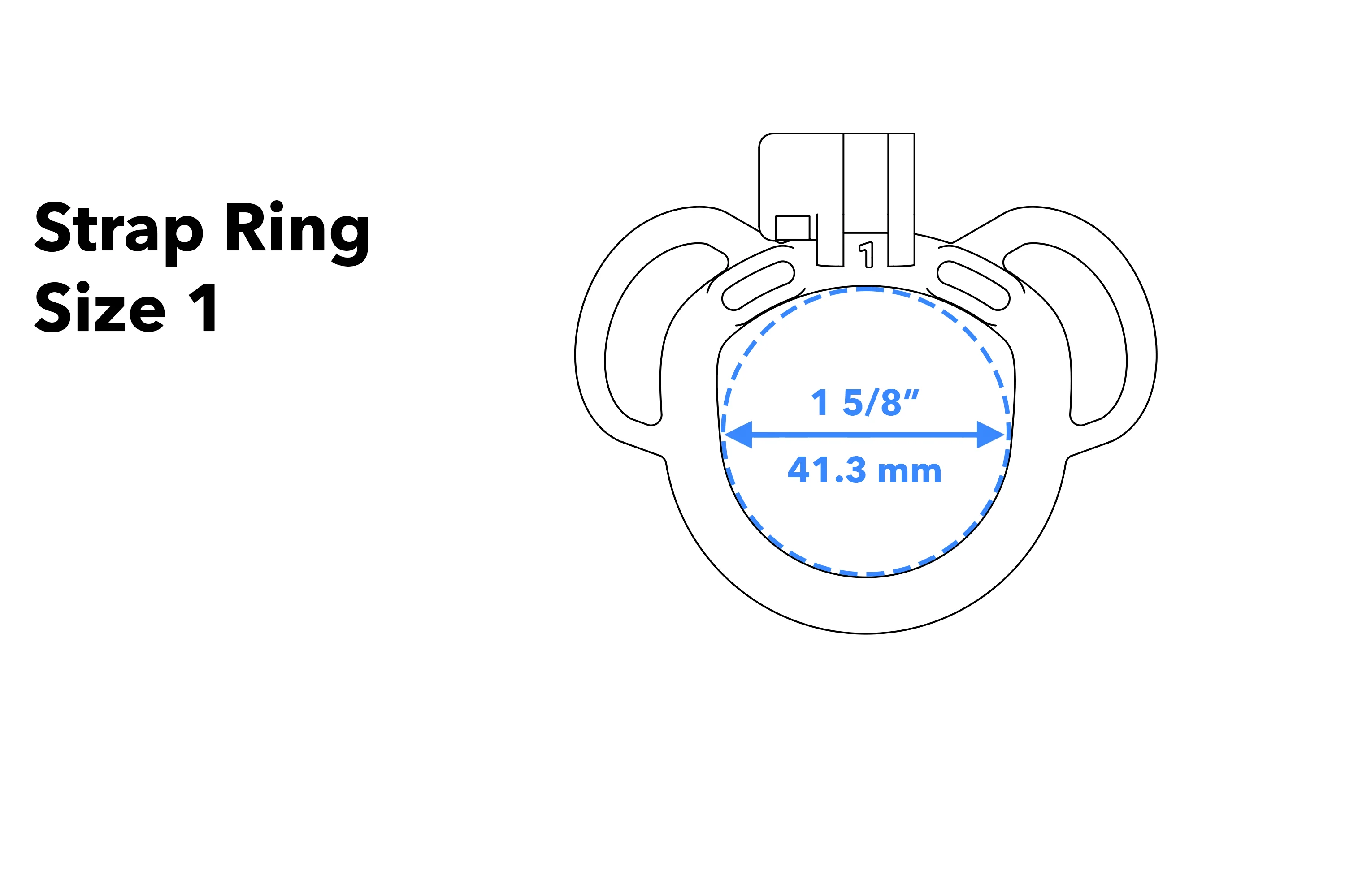 Strap Ring - Two Loops (Arctic White) - Image 5